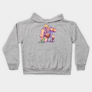 He Man and cringer Kids Hoodie